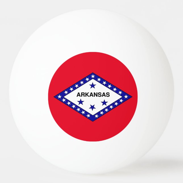 Arkansas flagga pingisboll (Framsidan)