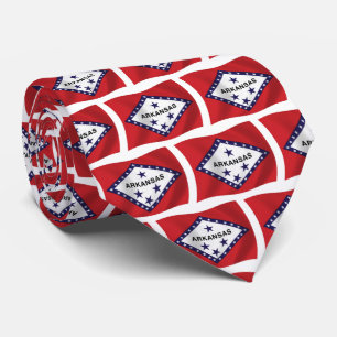 Arkansas Flagga Slipsklämma Slips