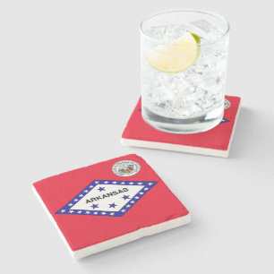 Arkansas flagga stenunderlägg