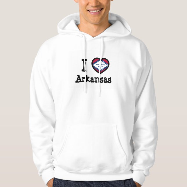 Arkansas Flagga Sweatshirt (Framsida)