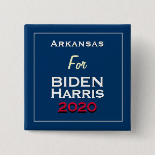 Arkansas för BIDEN HARRIS 2020 Square Knapp