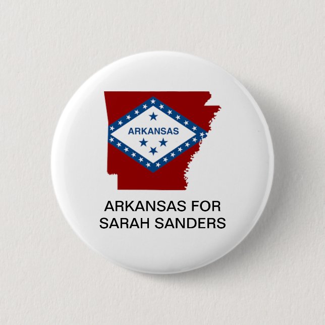 ARKANSAS för SARAH SANDERS GOVERNOR Button Knapp (Framsida)
