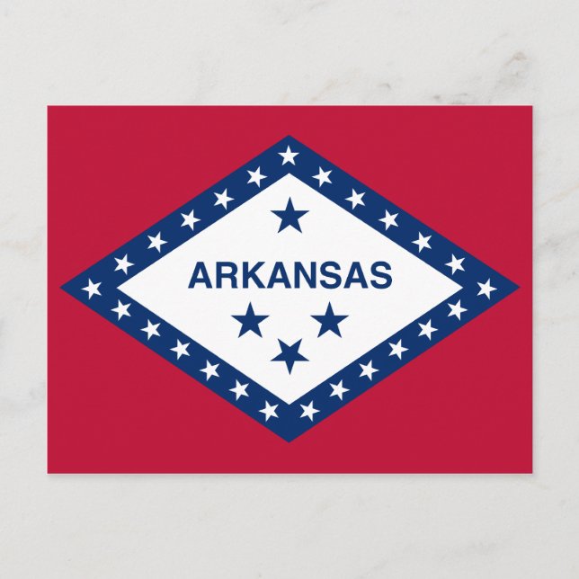 Arkansas, Förenade Stater Vykort (Framsida)