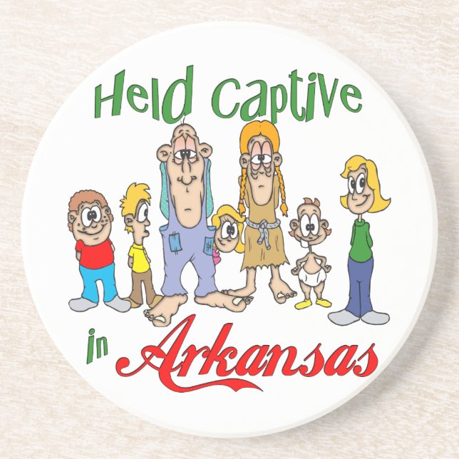 Arkansas Funny Trailer Park Sandstone Underlägg (Framsidan)