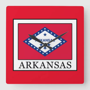 Arkansas Fyrkantig Klocka
