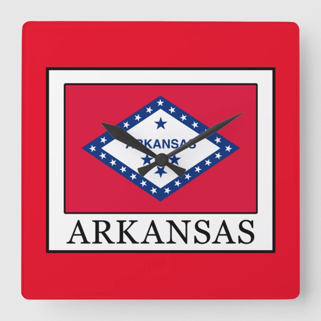 Arkansas Fyrkantig Klocka (Framsida)