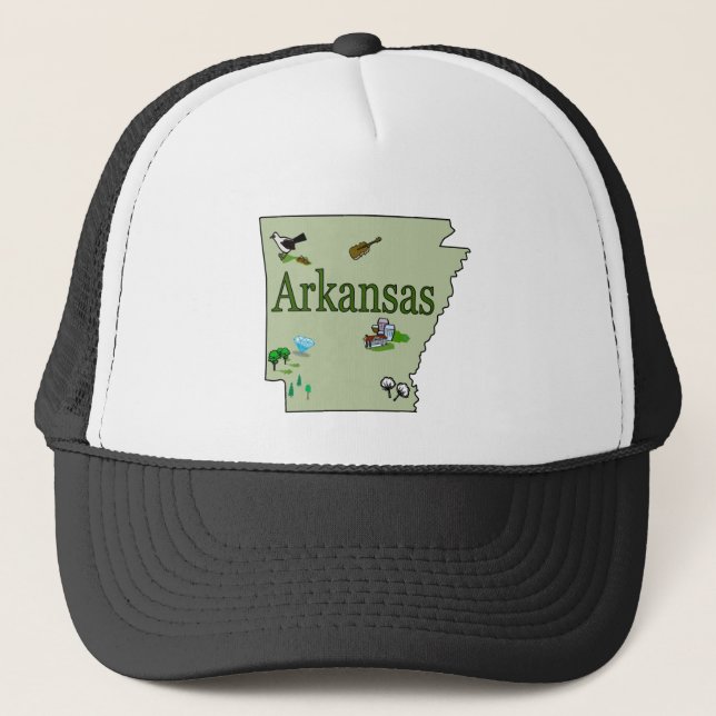 Arkansas hatt truckerkeps (Framsida)