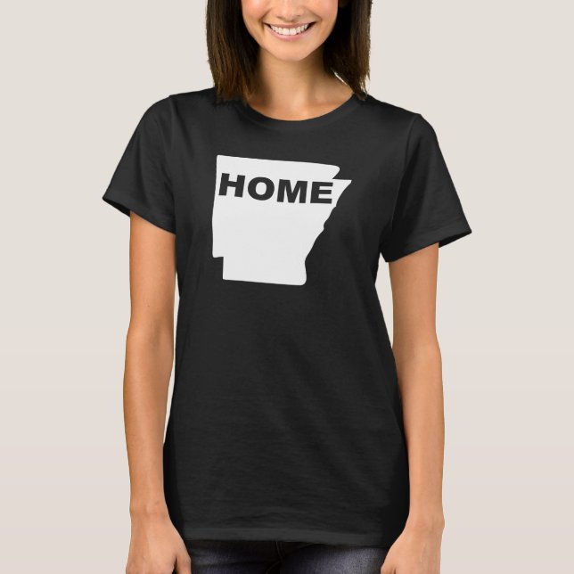 Arkansas Hem Hemifrån Stat T-Shirt Tröjor (Framsida)
