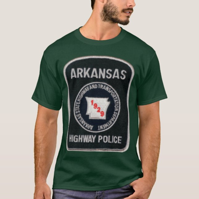 Arkansas Highway Police T Shirt (Framsida)