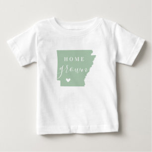 Arkansas Home Grown Redigerbar Färg-stat Karta T Shirt