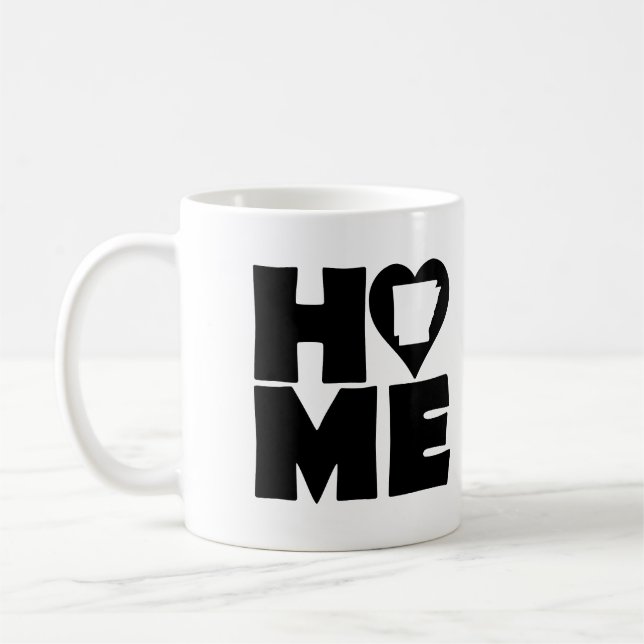 Arkansas Home Heart State Tees T-Shirt Kaffemugg (Vänster)