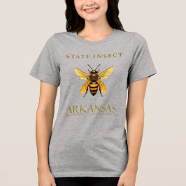 Arkansas Honey Bee Design T Shirt