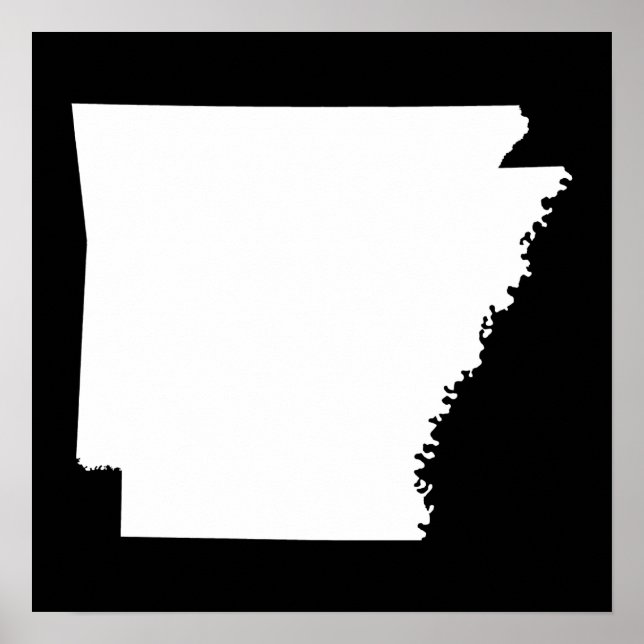 Arkansas i vitt poster (Framsidan)
