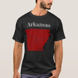 Arkansas Interstate [Berry Red Design] T Shirt