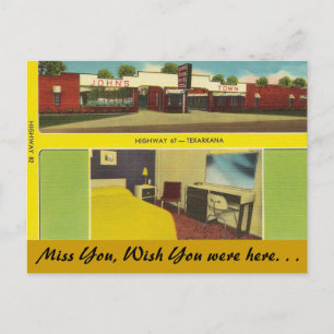 Arkansas, John's Town Motel Vykort