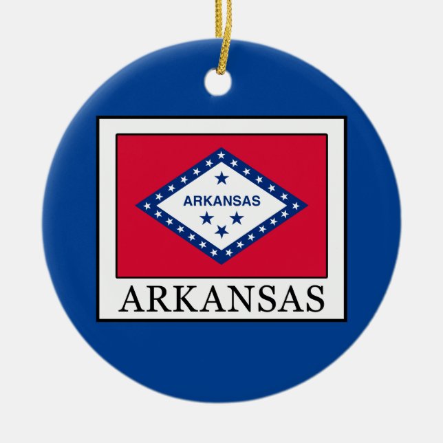 Arkansas Julgransprydnad Keramik (Framsidan)