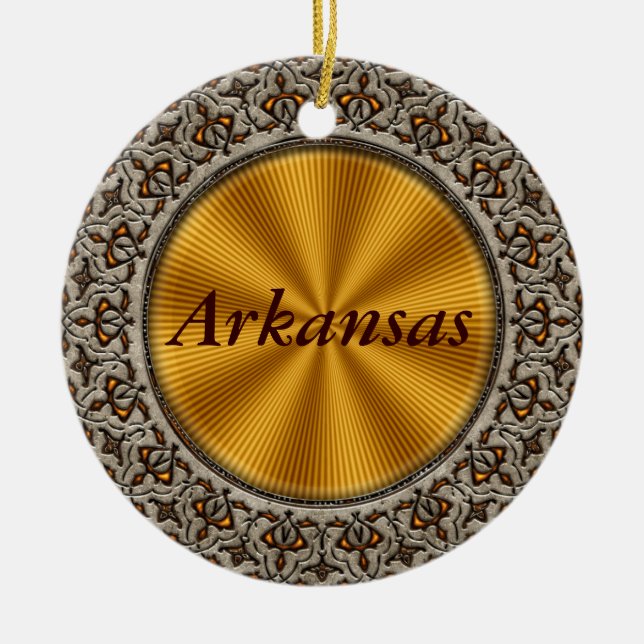 Arkansas Julgransprydnad Keramik (Framsidan)