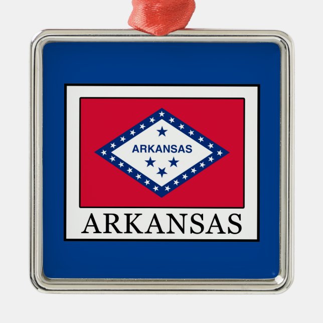 Arkansas Julgransprydnad Metall (Framsidan)