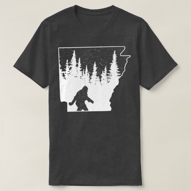 Arkansas, Karta T Shirt (Design framsida)