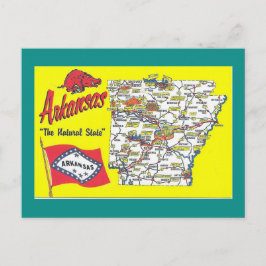 Arkansas, Karta Vykort