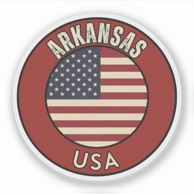 Arkansas Klistermärken (Framsida)