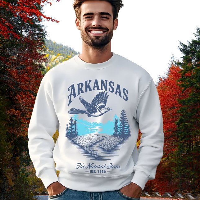 Arkansas – Land of Natural Wonders Lång Ärmad Tröja (Skapare uppladdad)