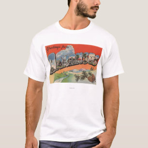Arkansas (landskap platsen) - stort brev tee