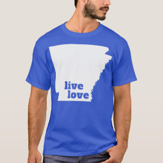 Arkansas Live Kärlek Arkansas T Shirt