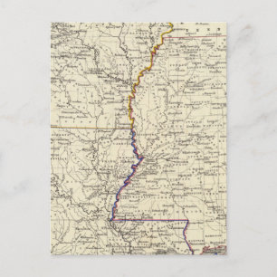 Arkansas, Louisiana och Mississippi Vykort