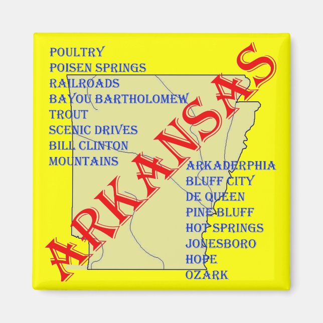 ARKANSAS MAGNET (Framsidan)