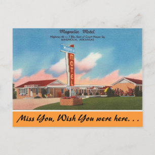 Arkansas, Magnolia Motel Vykort