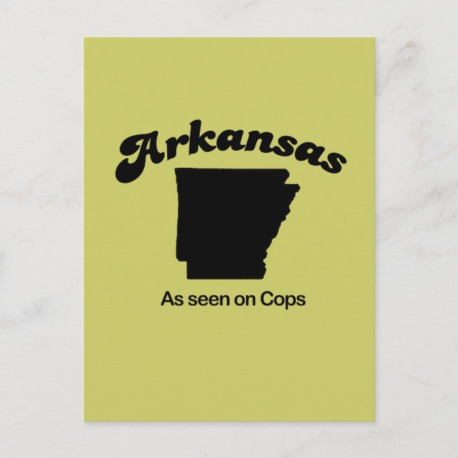 Arkansas Motto - se Cops Vykort (Framsida)