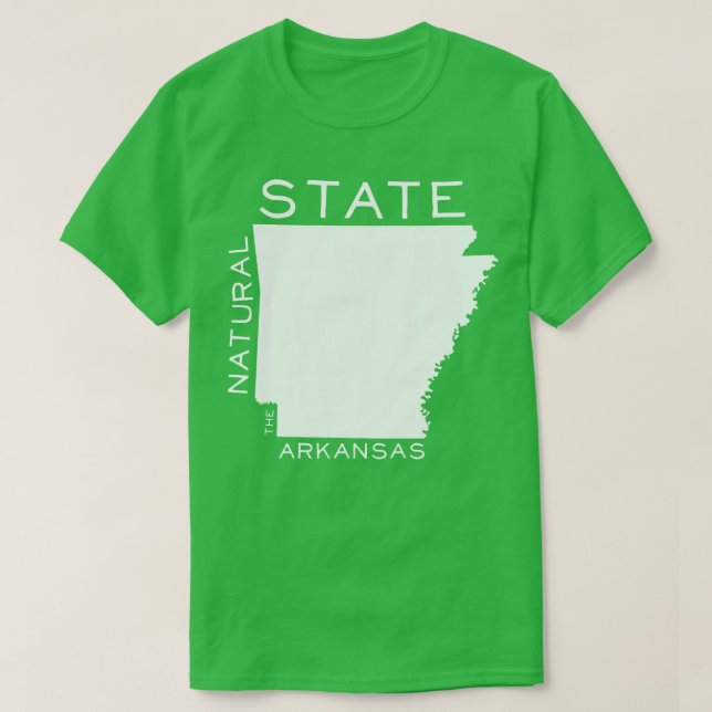 Arkansas, naturstaten TShirt T Shirt (Design framsida)