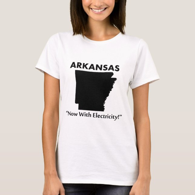 Arkansas - Nu Med Elektricitet T Shirt (Framsida)
