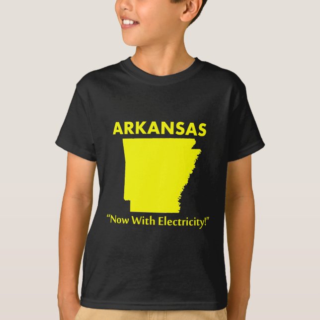 Arkansas - Nu med elektricitet! Tee Shirt (Framsida)