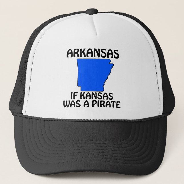 Arkansas - Om Kansas Var En Pirat Truckerkeps (Framsida)