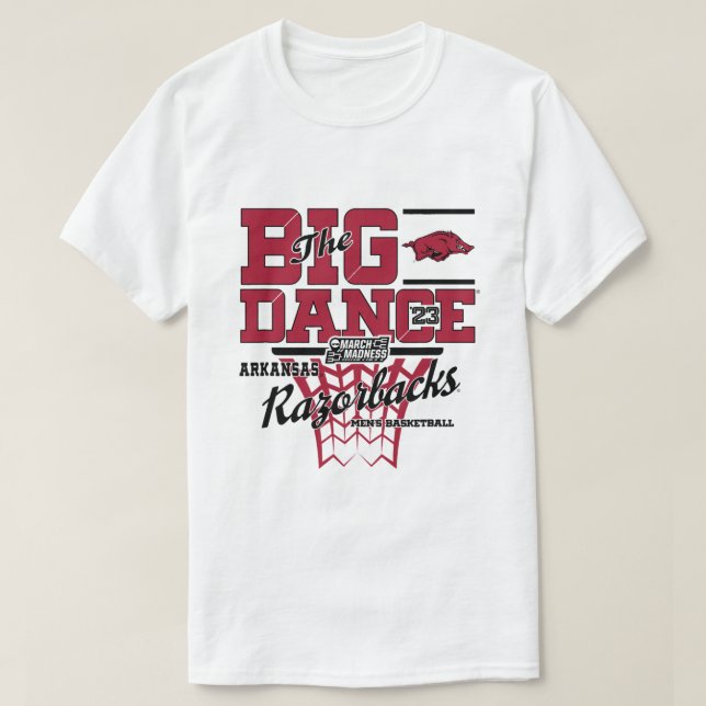 Arkansas RazorBackMarch Galenhet Basketball Dance T Shirt (Design framsida)