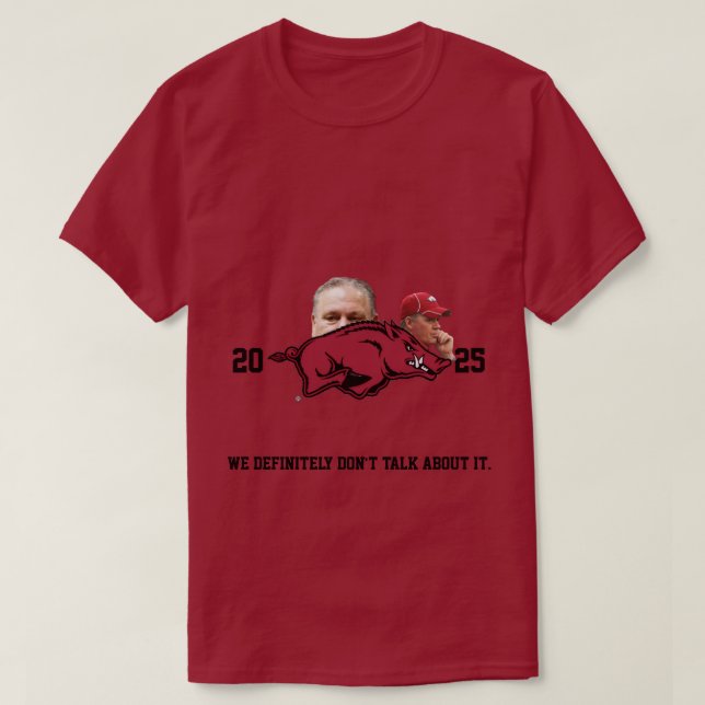 Arkansas Razorbacks 2025 T Shirt (Design framsida)