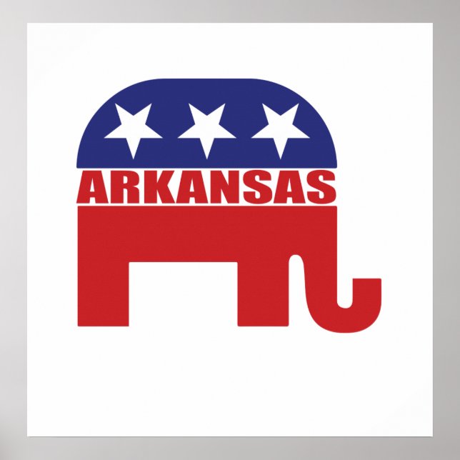 Arkansas Republican Elephant Poster (Framsidan)