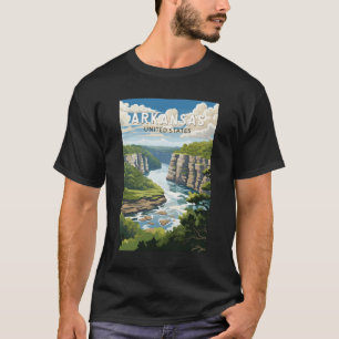 Arkansas Resekonst Vintage T Shirt