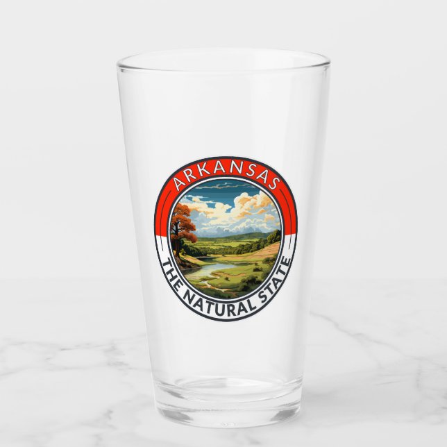 Arkansas Resemärke Glaskopp (Framsida)