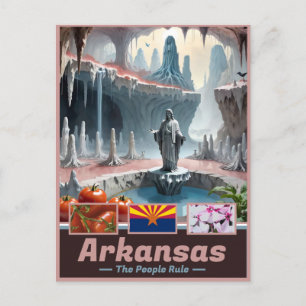 Arkansas Reverie: Surreal State Keepsaké Vykort