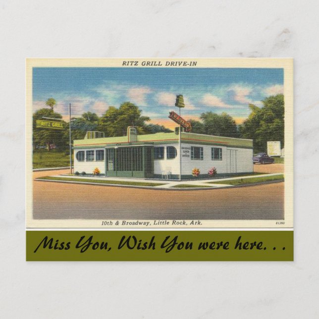 Arkansas, Ritz Grill Drive-in Vykort (Framsida)