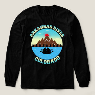 Arkansas River Colorado Äventyrs Vector T-Shirt