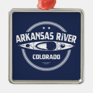 Arkansas River, Colorado Julgransprydnad Metall