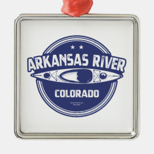Arkansas River, Colorado Julgransprydnad Metall