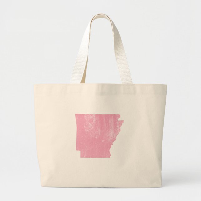 Arkansas rosa vintageGrunge Jumbo Tygkasse (Framsidan)