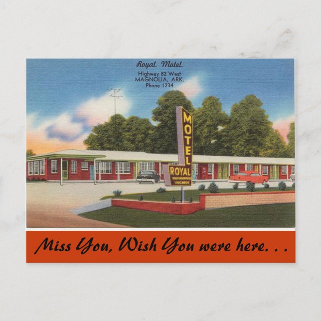 Arkansas, Royal Motel Vykort (Framsida)