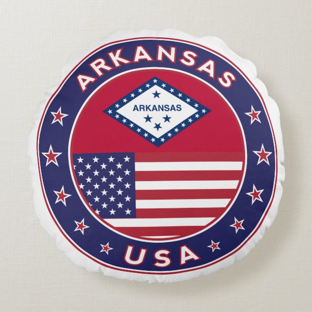 Arkansas Rund Kudde (Framsidan)