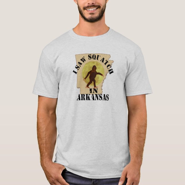 Arkansas Sasquatch Bigfoot Spotter - jag sågar Tee (Framsida)